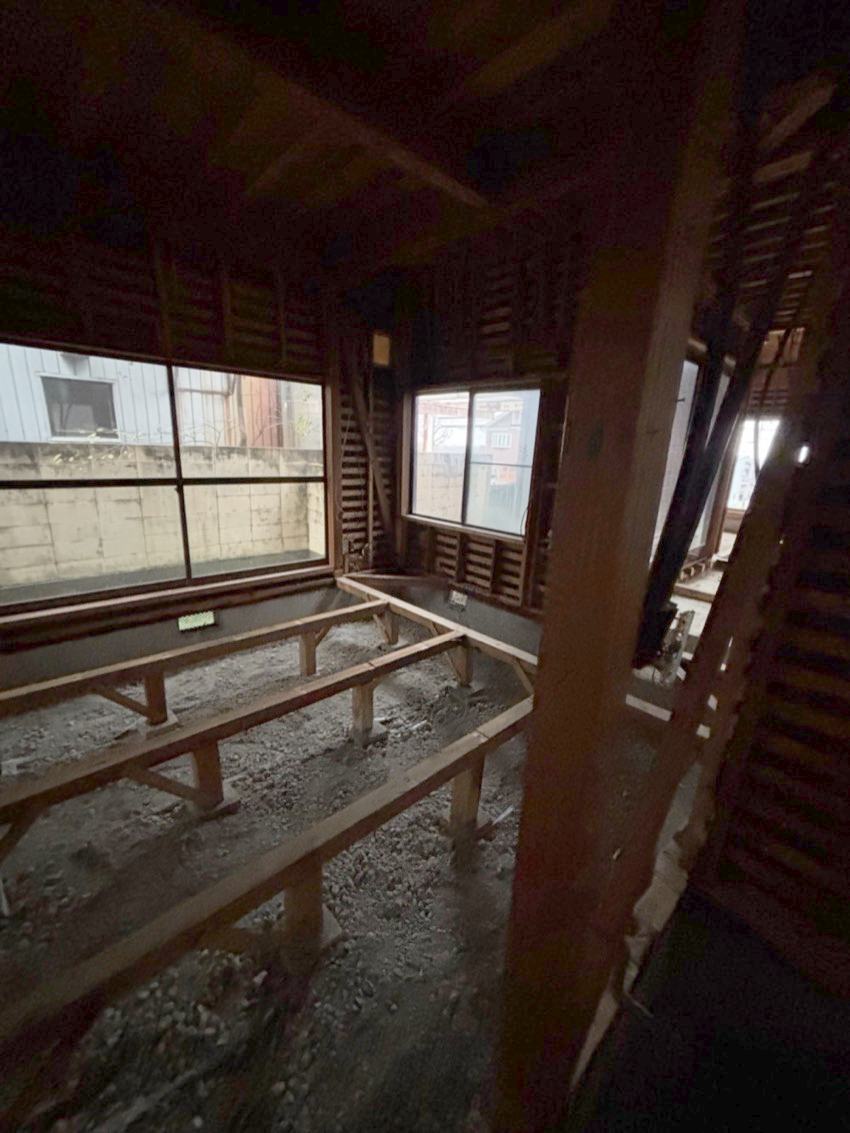 施工中 金沢市のリノベーション事例