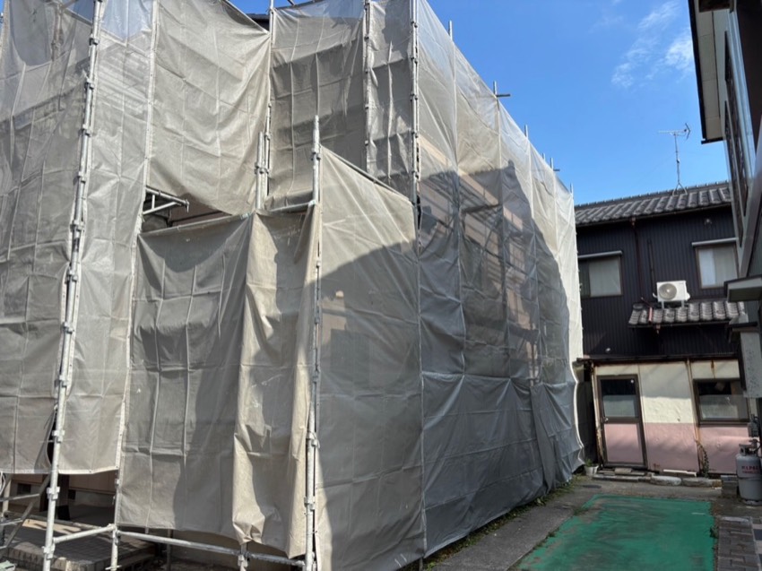 施工中 加賀市のリフォーム事例