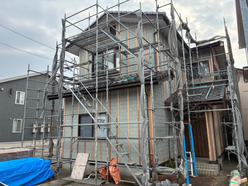 施工中 金沢市のリフォーム事例